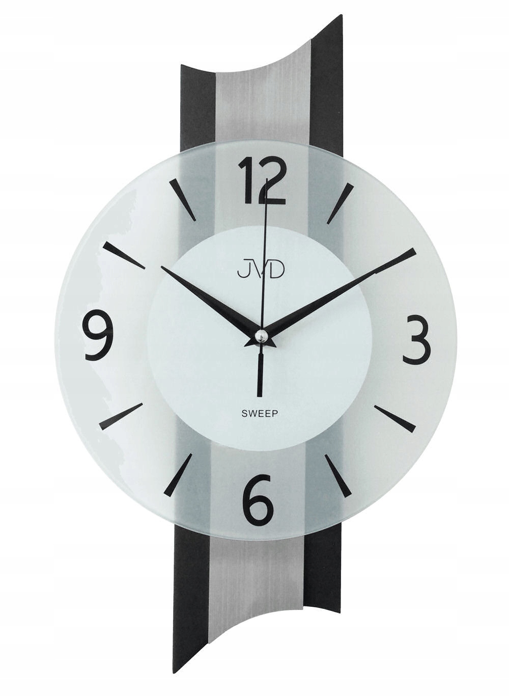 

Cichy Szklany Drewniany Zegar Ścienny NS19034.2