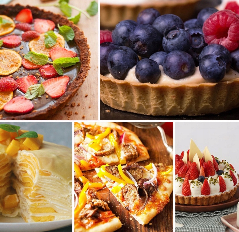 FORMA FOREMKA PŁASKA DUŻA OKRĄGŁA SILIKONOWA DO PIECZENIA CIASTA TARTY 26cm Rodzaj forma do tarty