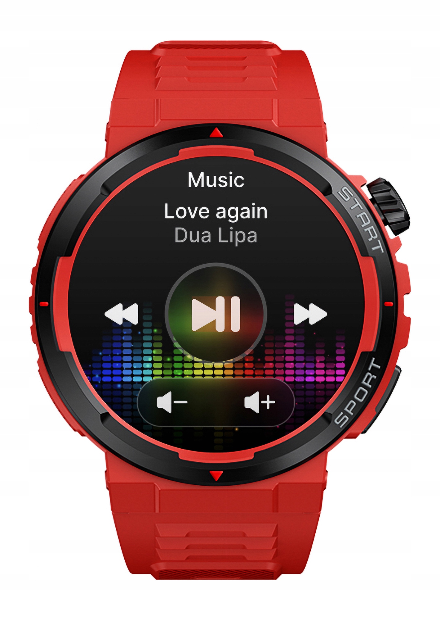 Chytré Hodinky Dámské Pánské Hodinky Voděodolné Hovory Tepová Frekvence Smart Watch Červené