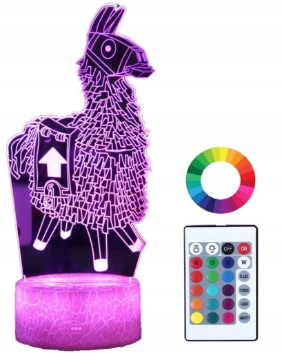 

Lampka Led Z Serii Fortnite Podświetlany 3D