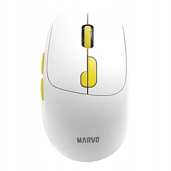 Marvo M809W Mysz bezprzewodowa, biała, 1600DPI