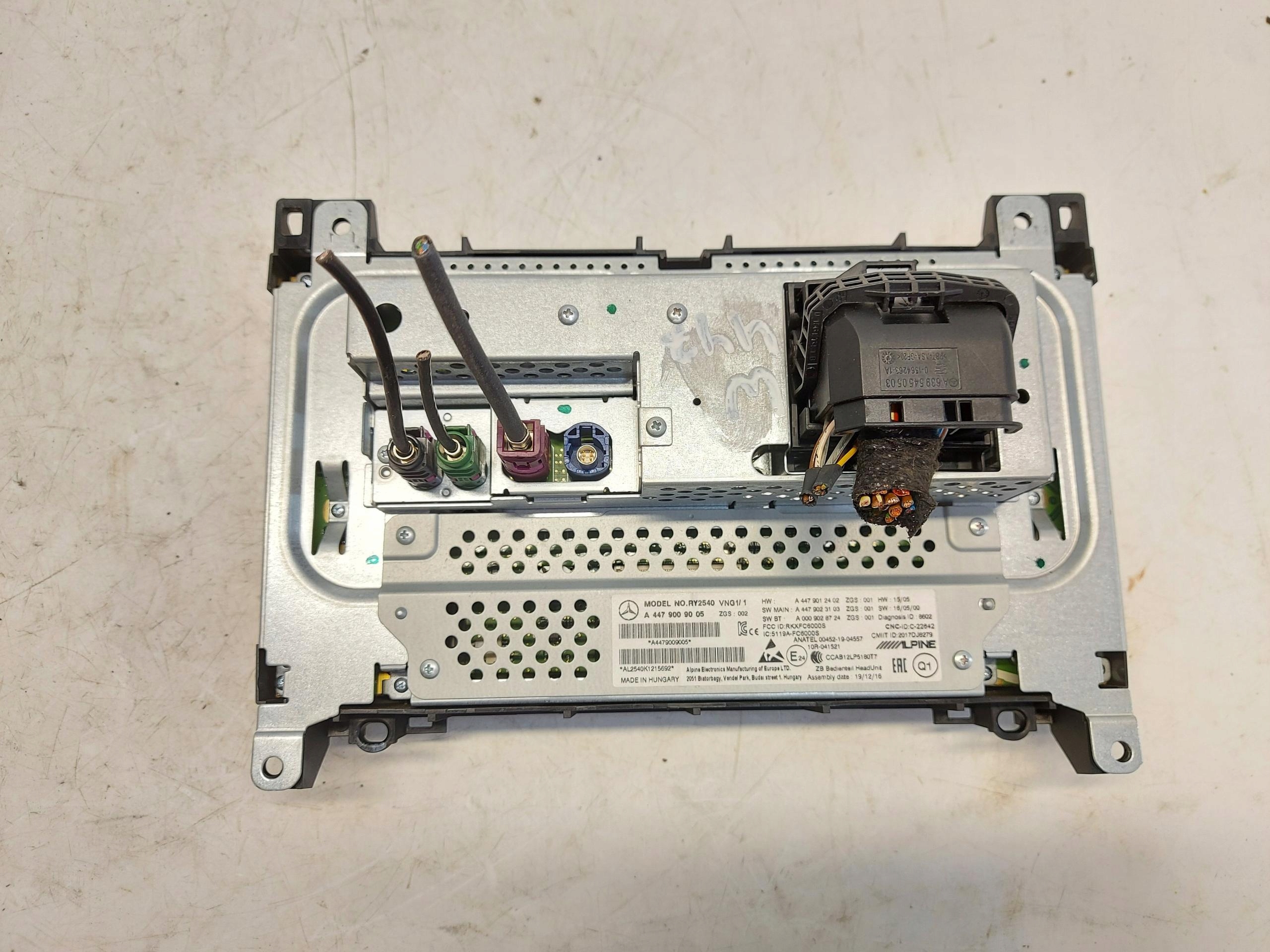 Mercedes w447 Vito V119CDI radio navigation navi comand a4479009005