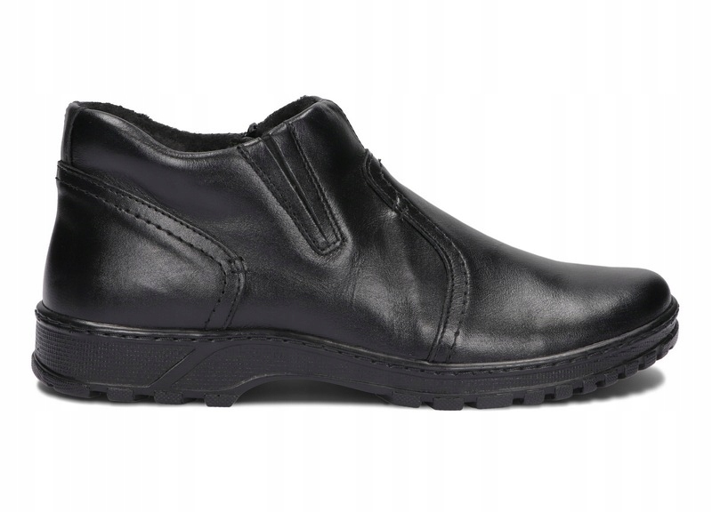 BUTY ZIMOWE KOZAKI MĘSKIE POLSKIE 355 CZARNY 39 Marka inna