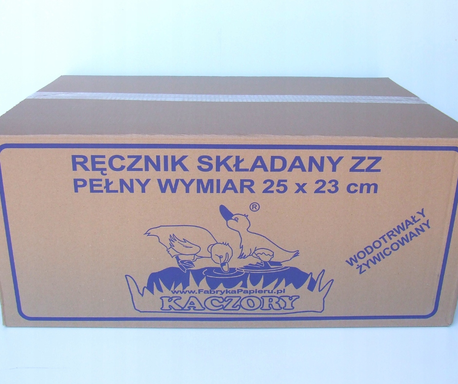 Levně Kaczory papírová utěrka šedá 1 karton 20bind