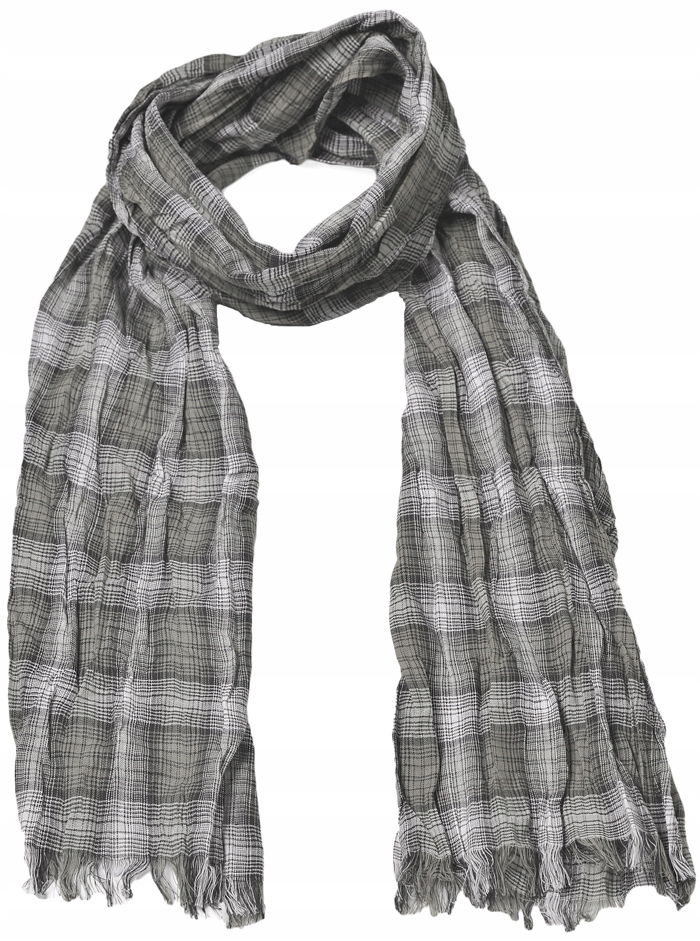 

Greg Szalik Damski Szal Kratkę Bawełna 100% bw4