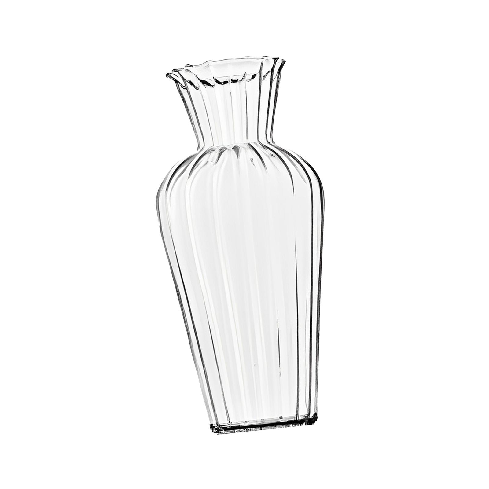 Przezroczysty wazon szklany wazon na kwiaty w pask Marka inna