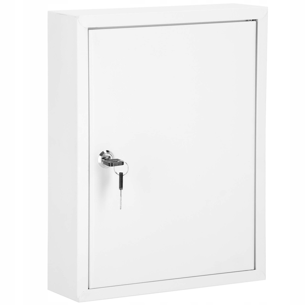 SKRZYNKA SZAFKA NA KLUCZE + ZAWIESZKI ZESTAW 42szt METALOWA KASETKA ŚCIENNA Marka Springos