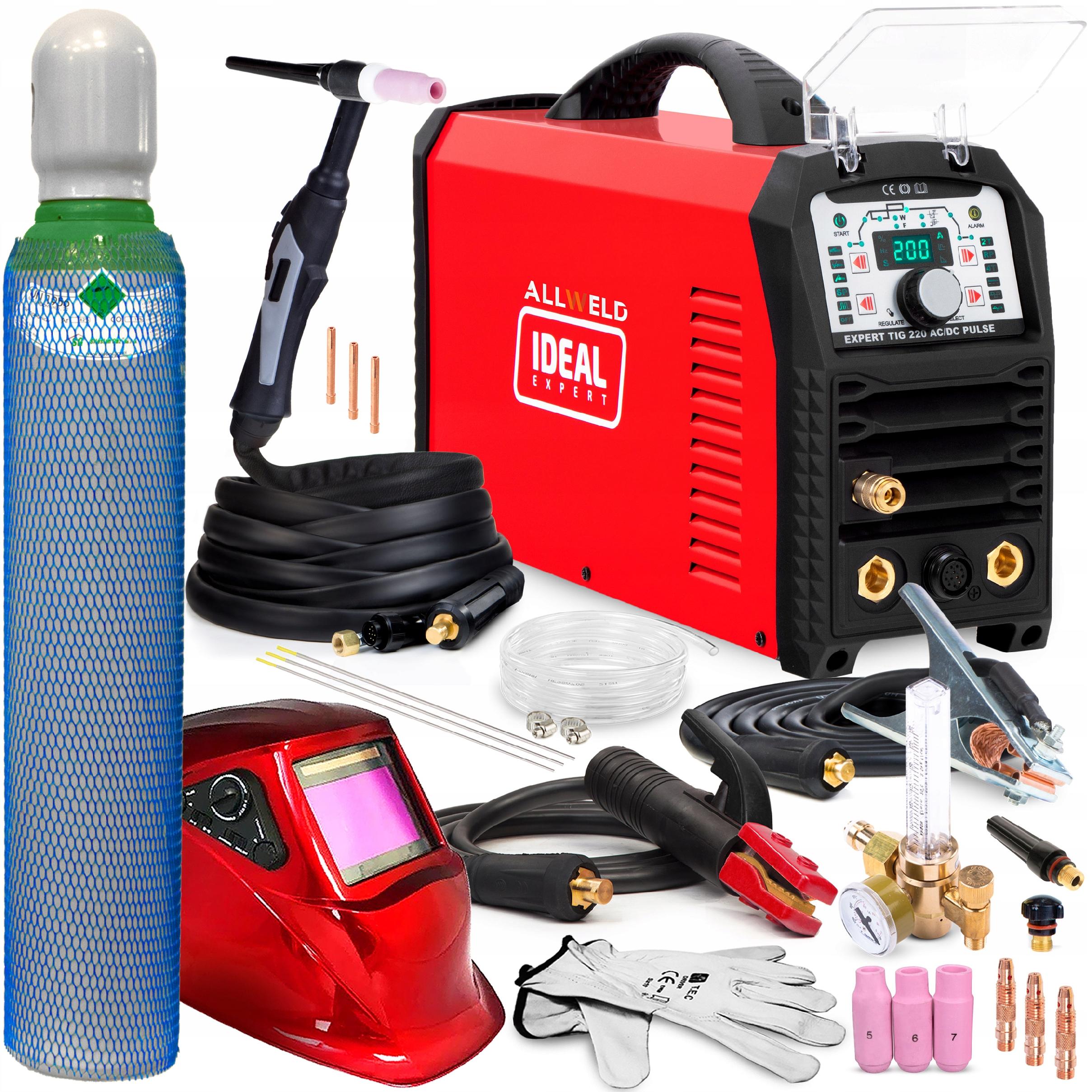 Invertorová Svářečka Ideal Expert Tig 220 Ac/dc Pulse Mma 200A Alu