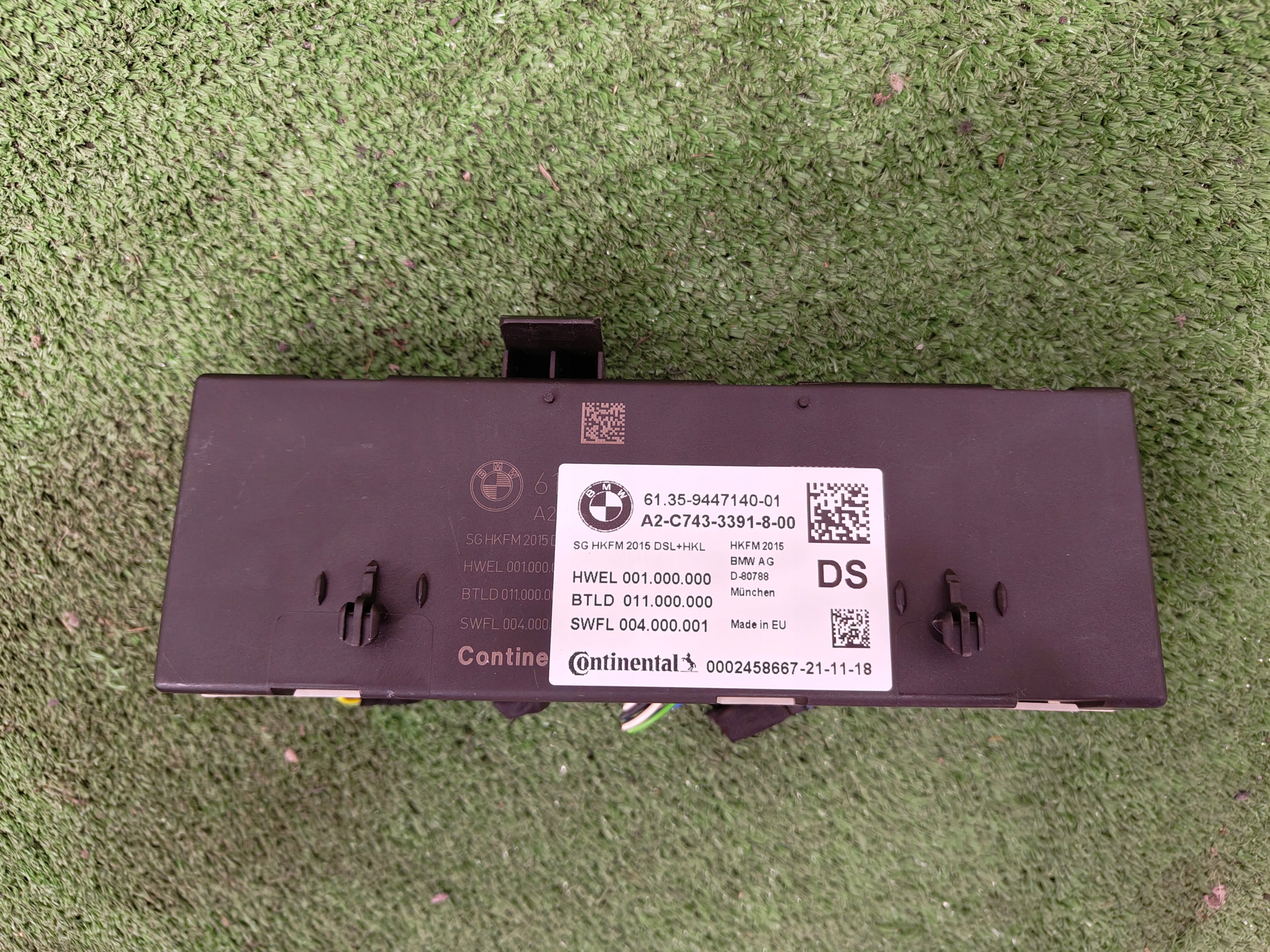 BMW 5 G31 control unit bonnet boot 9447140