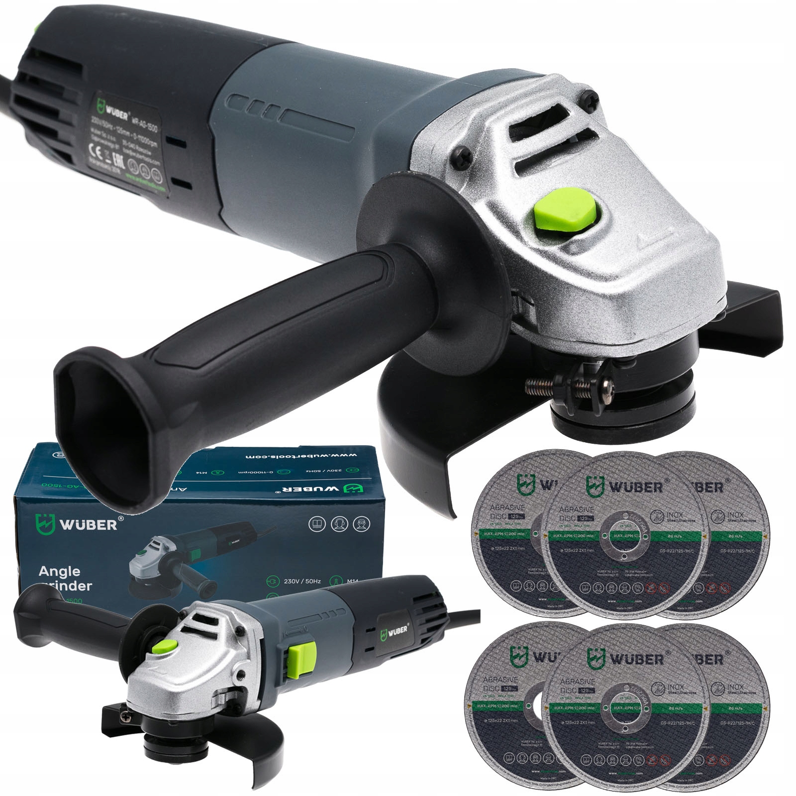 Úhlová Bruska Diax Bruska 125MM 6 Kotoučů 1500W