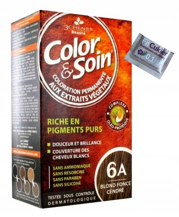 

Color&soin 6A Ciemno Popielaty Blond farba