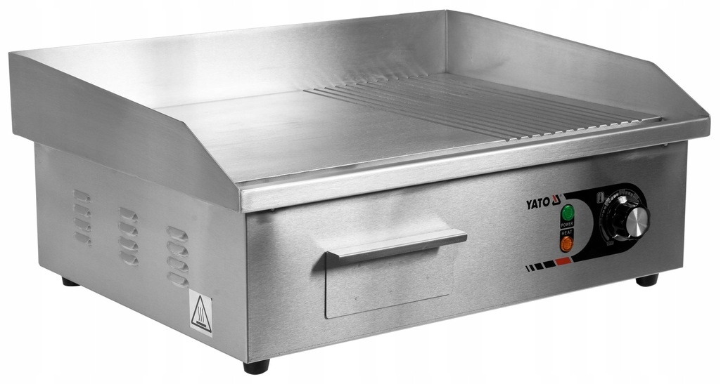 Grilovací Deska 2/3 Hladká 55 CM Yato YG-04586