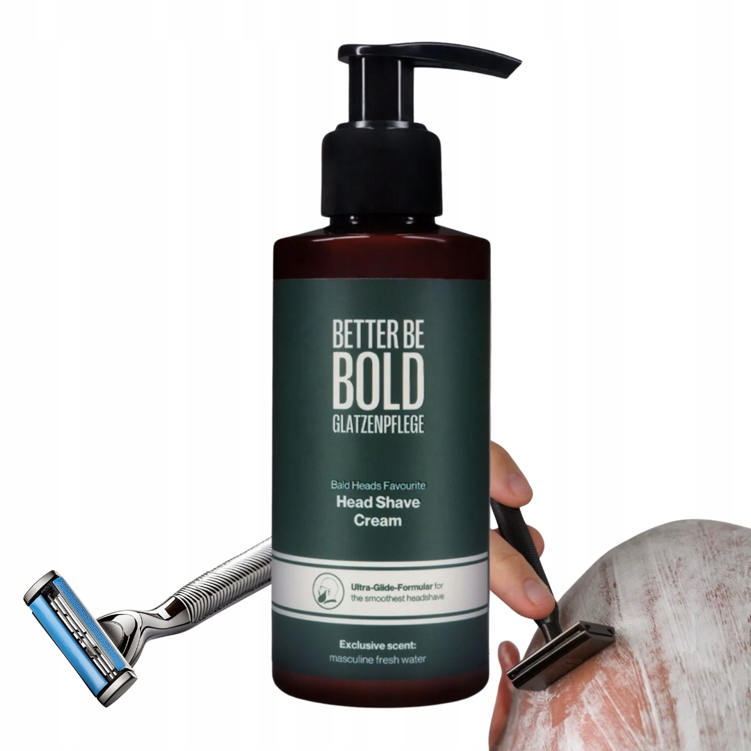 Pánský krém na holení hlavy na lyso Better Be Bold Head Shave Cream 150 Ml