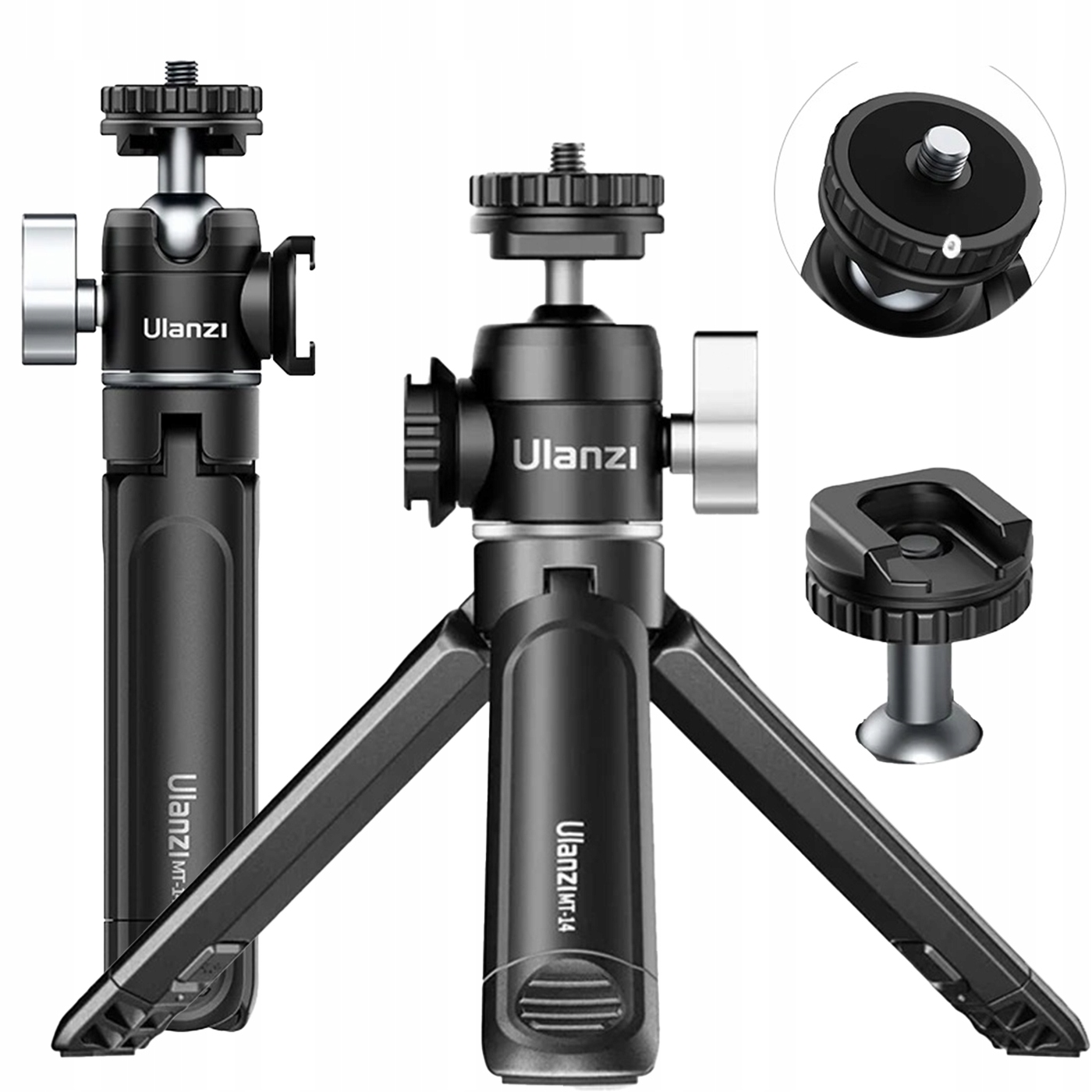 Mini Stativ Na Fotoaparát Kamery s Otočným závitem Skládací Tripod