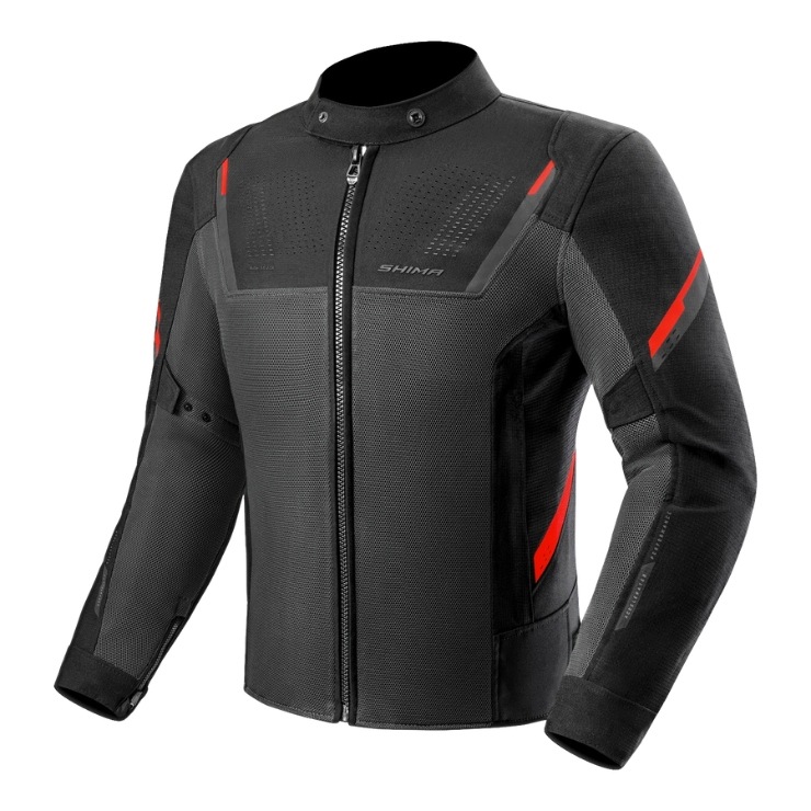 Shima Rush 3.0 Air Men G2 Red Grey Pánska Textilná Motocyklová Bunda XXL