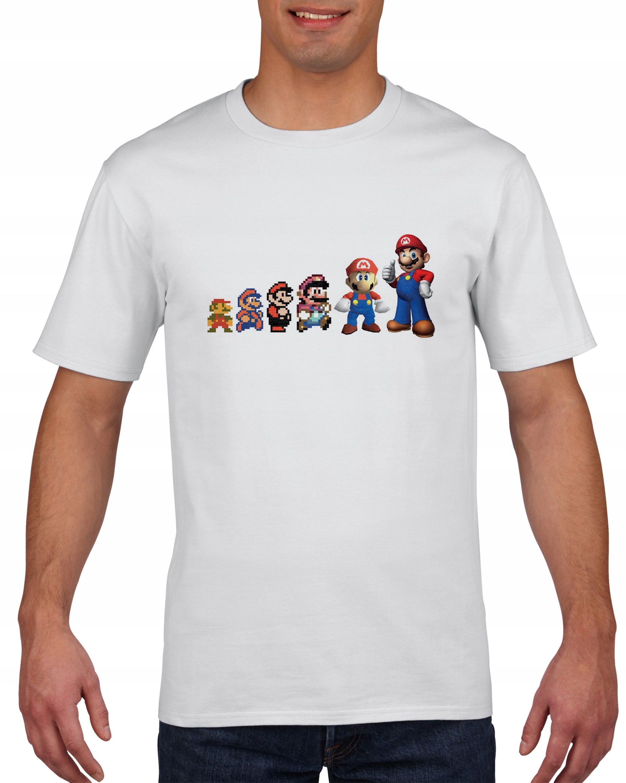 

Koszulka meska Super Mario Bross L