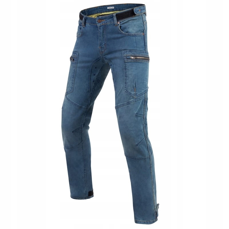 Rebelhorn Urban III Classic Blue, Motocyklové Džínsové Nohavice, Modré