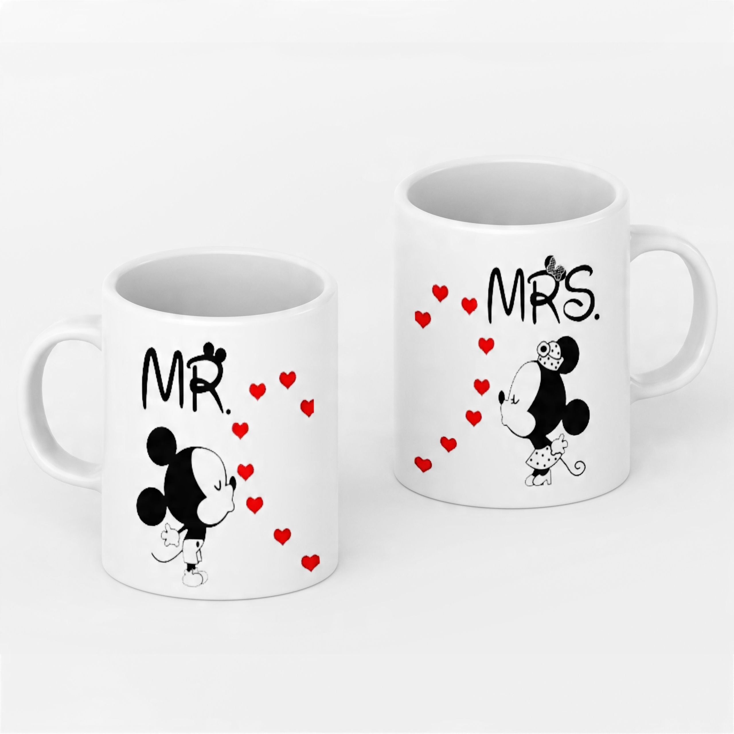 

Komplet 2 Kubków dla Par Walentynki Mr Mrs