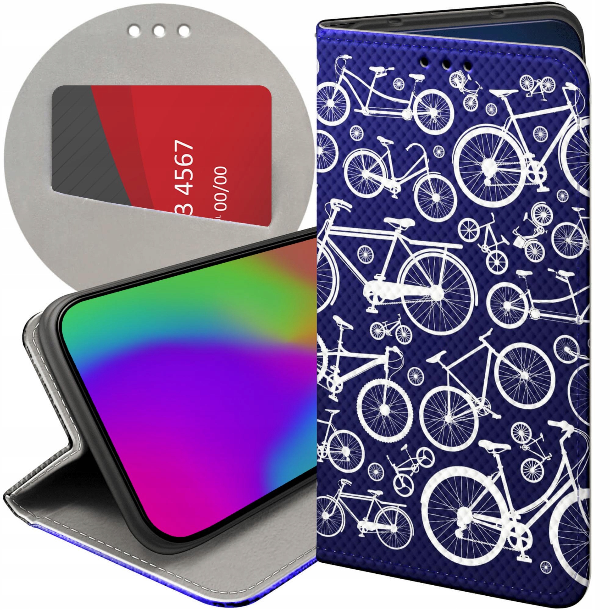 Etui Z Klapką Do Honor MAGIC7 Pro Rowerowe Z Rowerem Kolarz Futerał