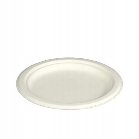 

Jednorazowe okrągłe talerze z trzciny 26cm, 50szt.