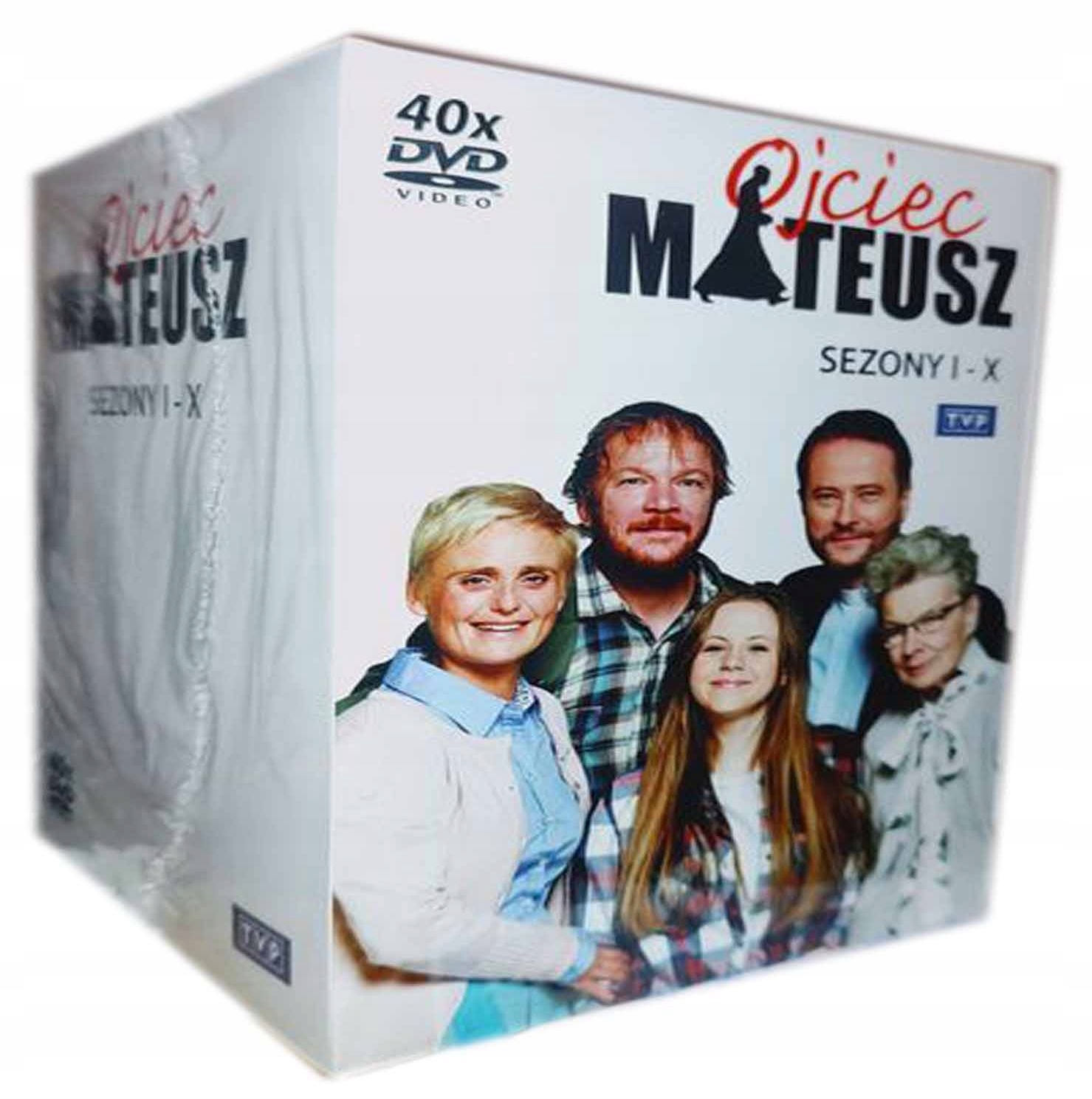 Ojciec Mateusz Sezony 1-10 (box 40DVD) Nowy W Folii