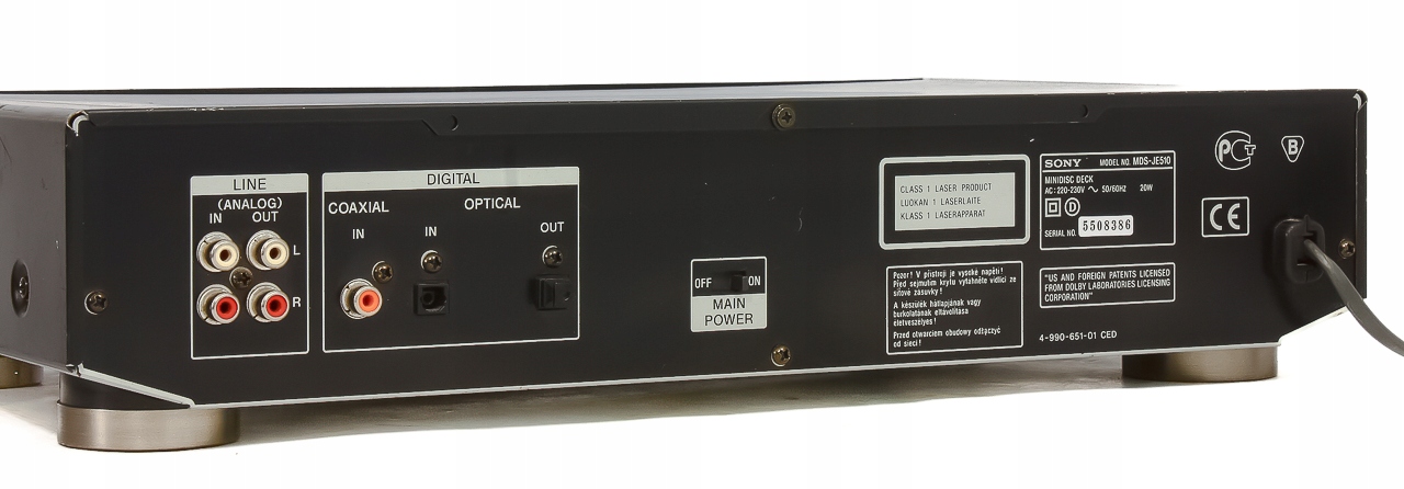 その他 SONY MINIDISC DECK MDS-JE510 Minidisc Deck Sony MDS-JE510 - Sklep, Opinie, Cena w Allegro