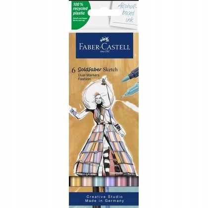 Oboustranné pero Goldfaber fashion 6 barev /Faber Castell
