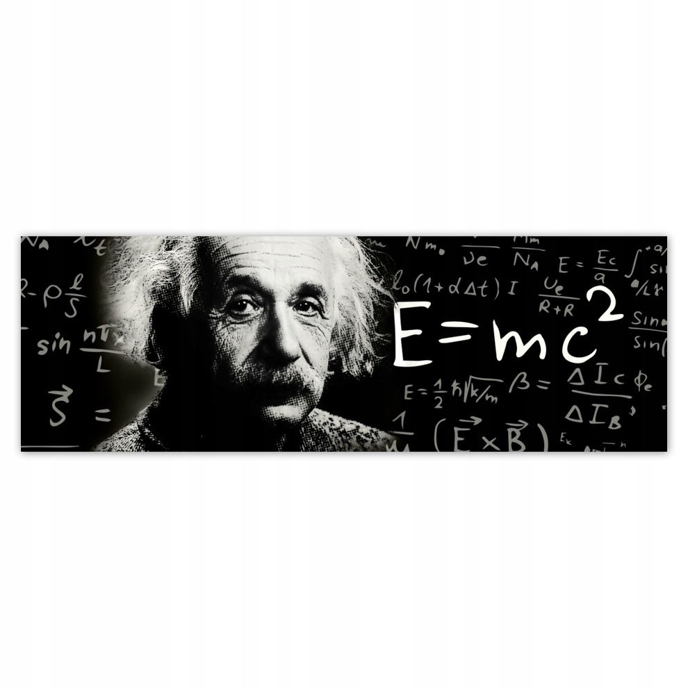 Fototapety vliesové 312x104 Albert Einstein E=MC2