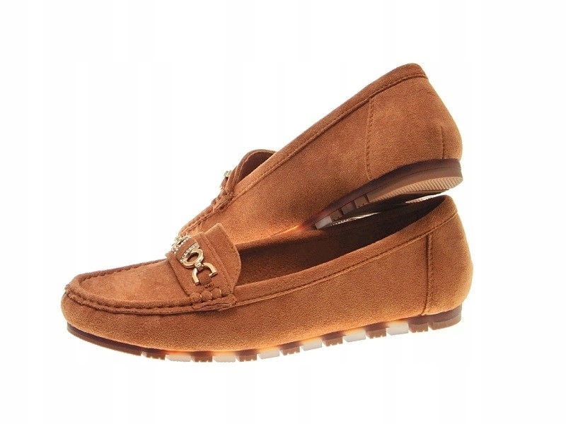 DAMSKIE ZAMSZOWE MOKASYNY Camel r.41 Rozmiar 41