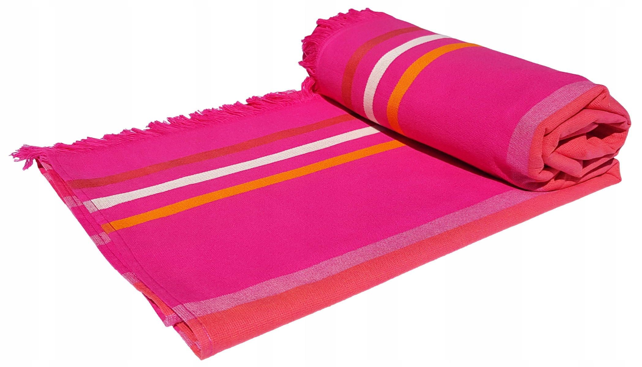 

Ręcznik plażowy Fouta Różowy 100x180 bawełniany
