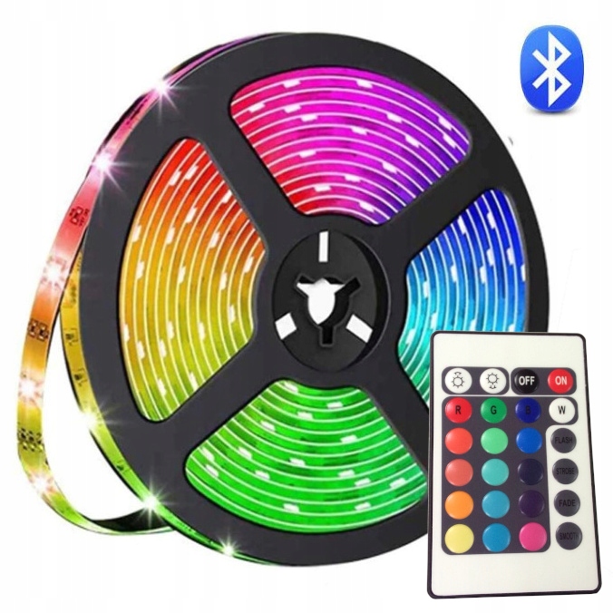 

Taśma Led Rgb Smd kolorowa 5m Pilot