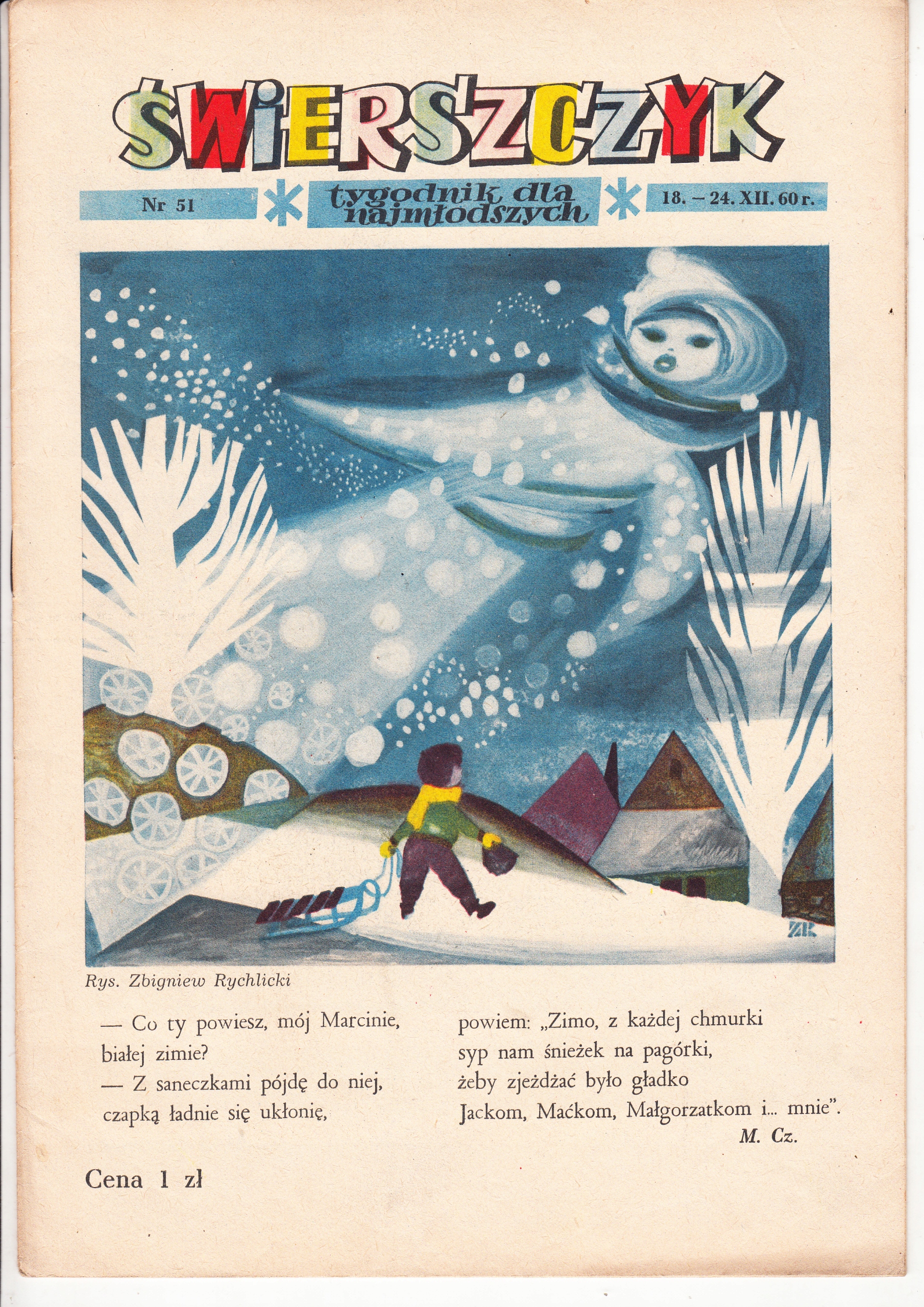 Świerszczyk nr.51 18.-24.XII.1960r.