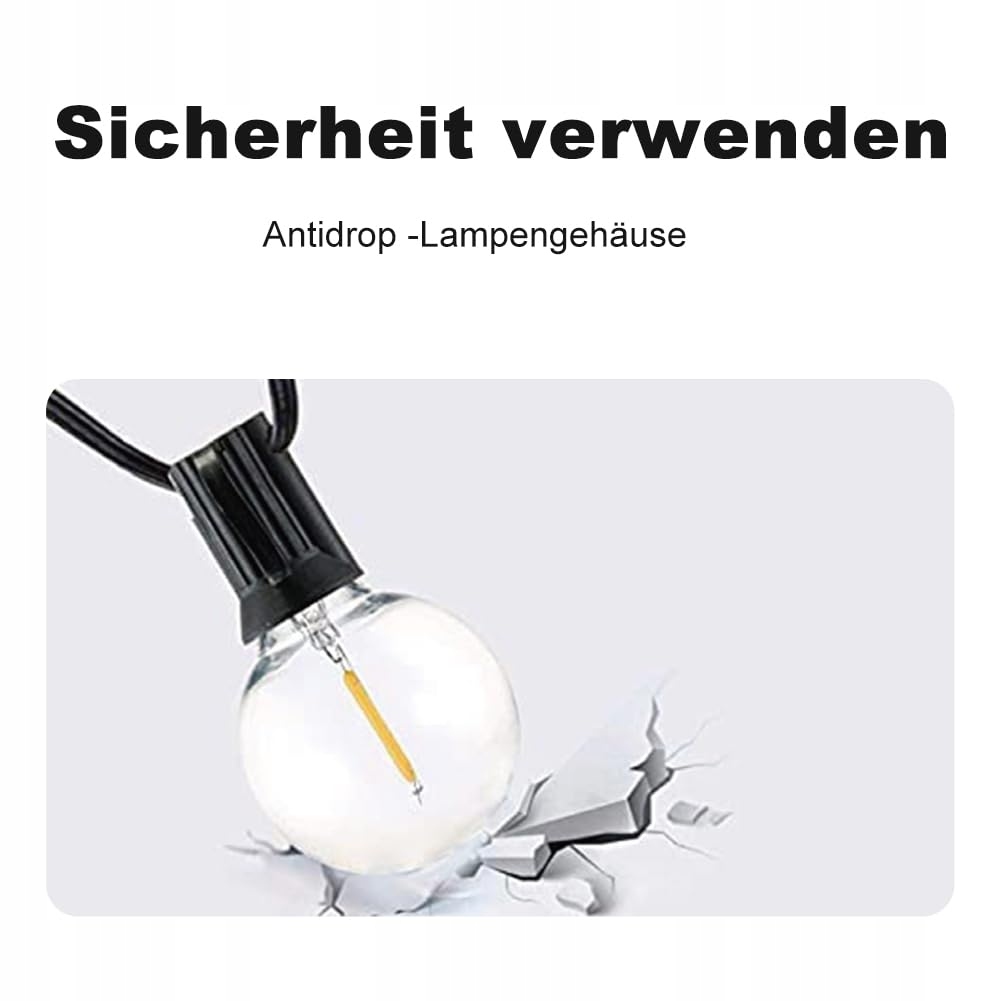 FOROUREYES 15M USB LED LAMPKI ZEWNĘTRZNE WODOODPORNE DO OGRODU I IMPREZ — miniatura 3
