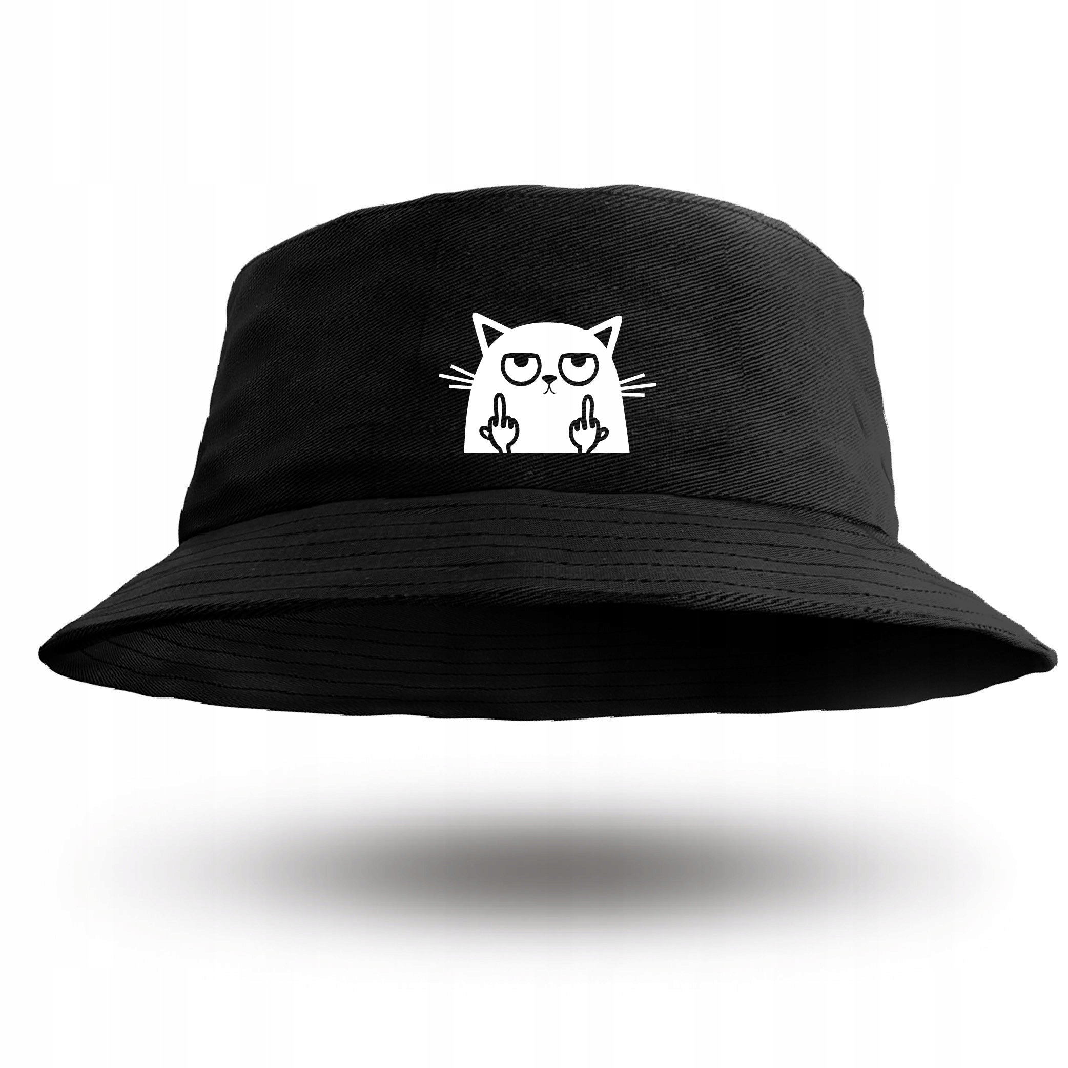 

Bucket Hat Letni Kapelusz Rybacki Śmieszny Kot Cat