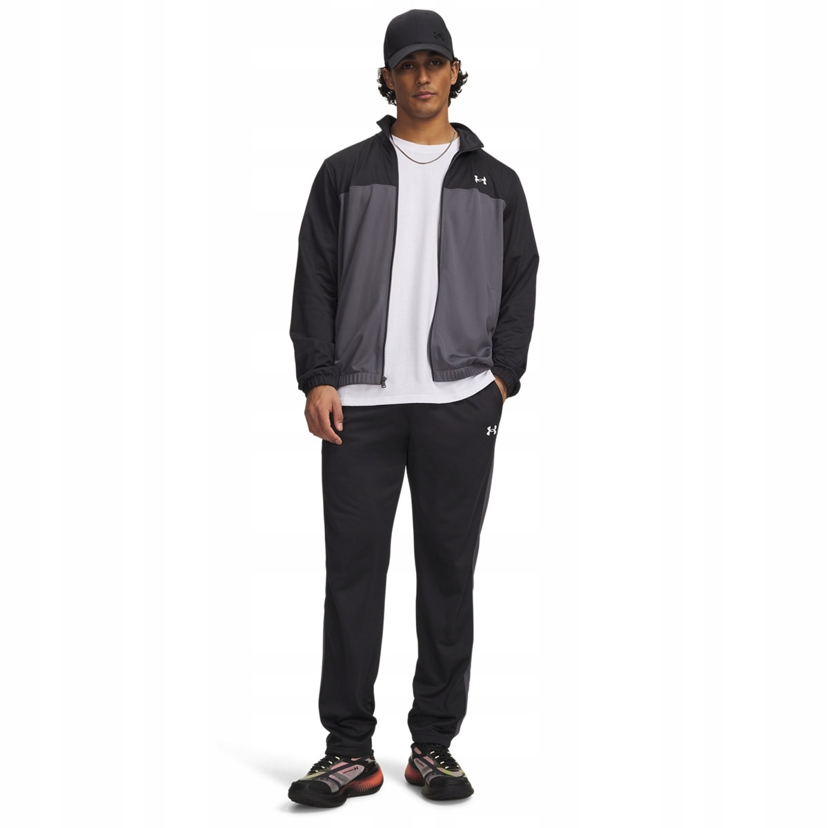 Męski komplet dresowy Under Armour Ua Emea Tracksuit Novelty Czarny L