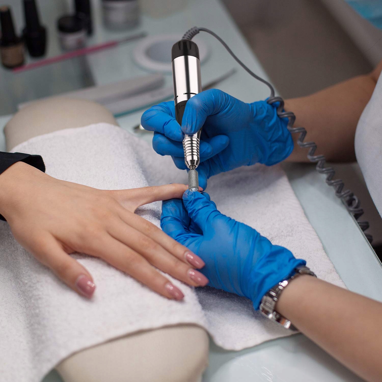 JSDA Profesjonalna Frezarka 30000 Obr/Min Zestaw Manicure Pedicure — miniatura 8