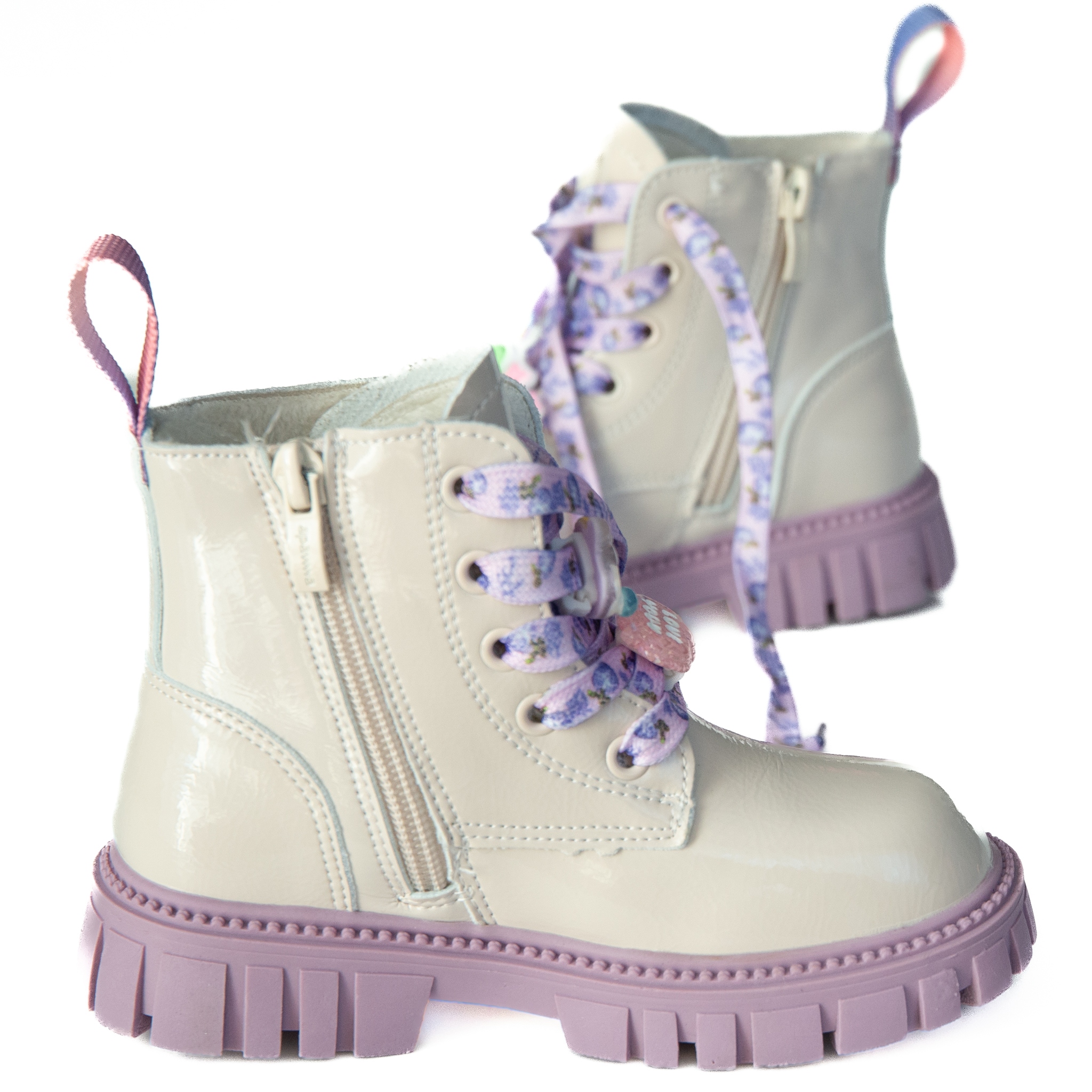 APAWWA BOTKI DZIEWCZĘCE OCIEPLANE R26 Kolor beżowy