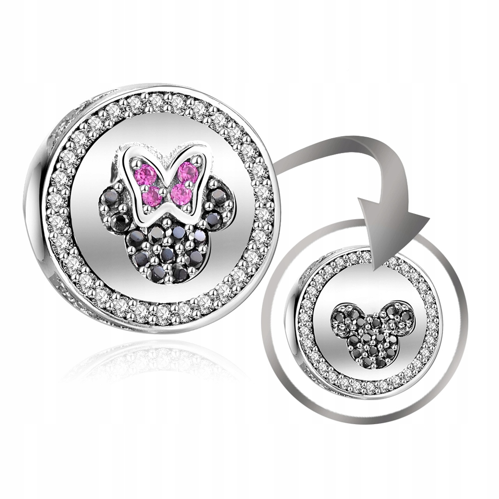 

Charms Zawieszka Koralik 925 Miki&mini SR368