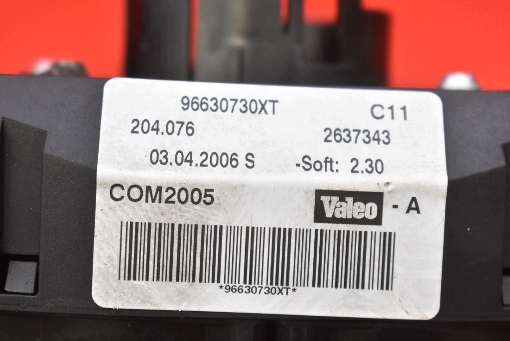 DEVIO LUCI TERGICRISTALLO TERGI PAJAK 96630730XT PEUGEOT 207 1 e 3D HB 06-09