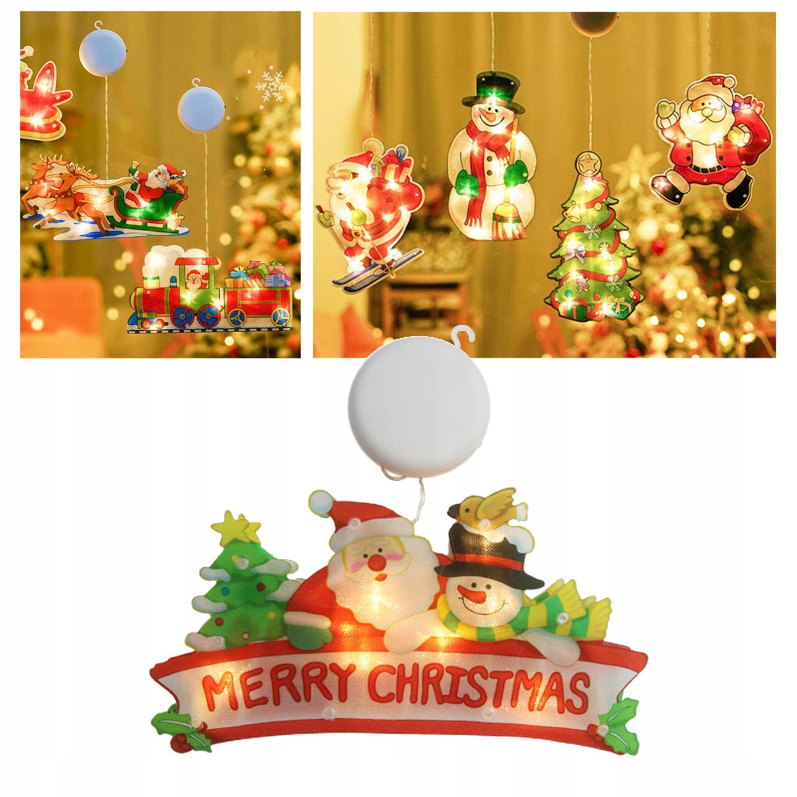 Xmas Santa Snowman LED Light Christmas Merry Wysokość produktu 3 cm