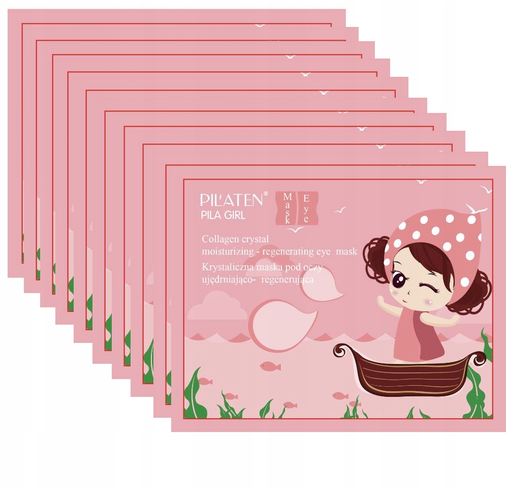 Pilaten Pila Girl Płatki Oczy Kolagenem 1000szt