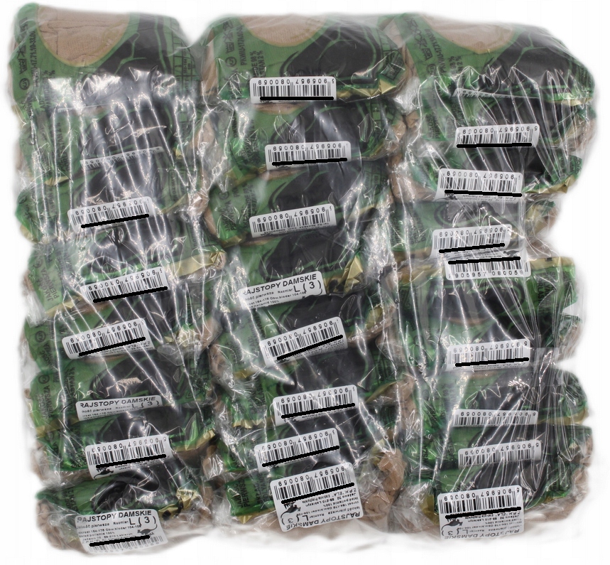 Punčocháče dámské elastil 20 Den 3-L malý klínek Polské 25 ks Světle béžové