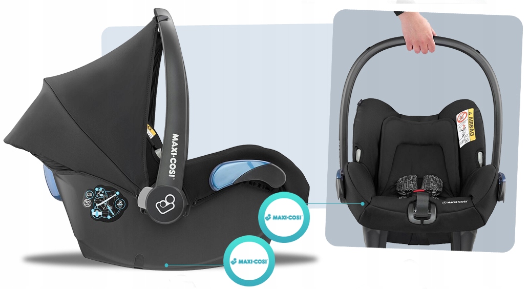 BEBETTO 3W1 TORINO SI 03 GOLD I + MAXI-COSI CITI Liczba kół 4