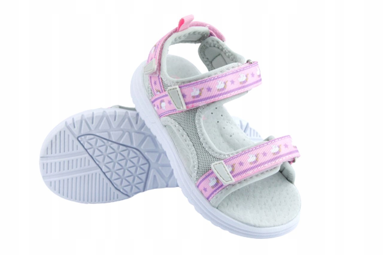 

American RL39 Sandałki Dziewczęce Rzepy Lato R.31