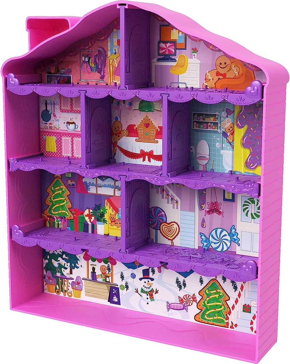 Адвент-календарь Polly Pocket HKW16, 2 куклы и 27 аксессуаров, от 4 лет — фото 7