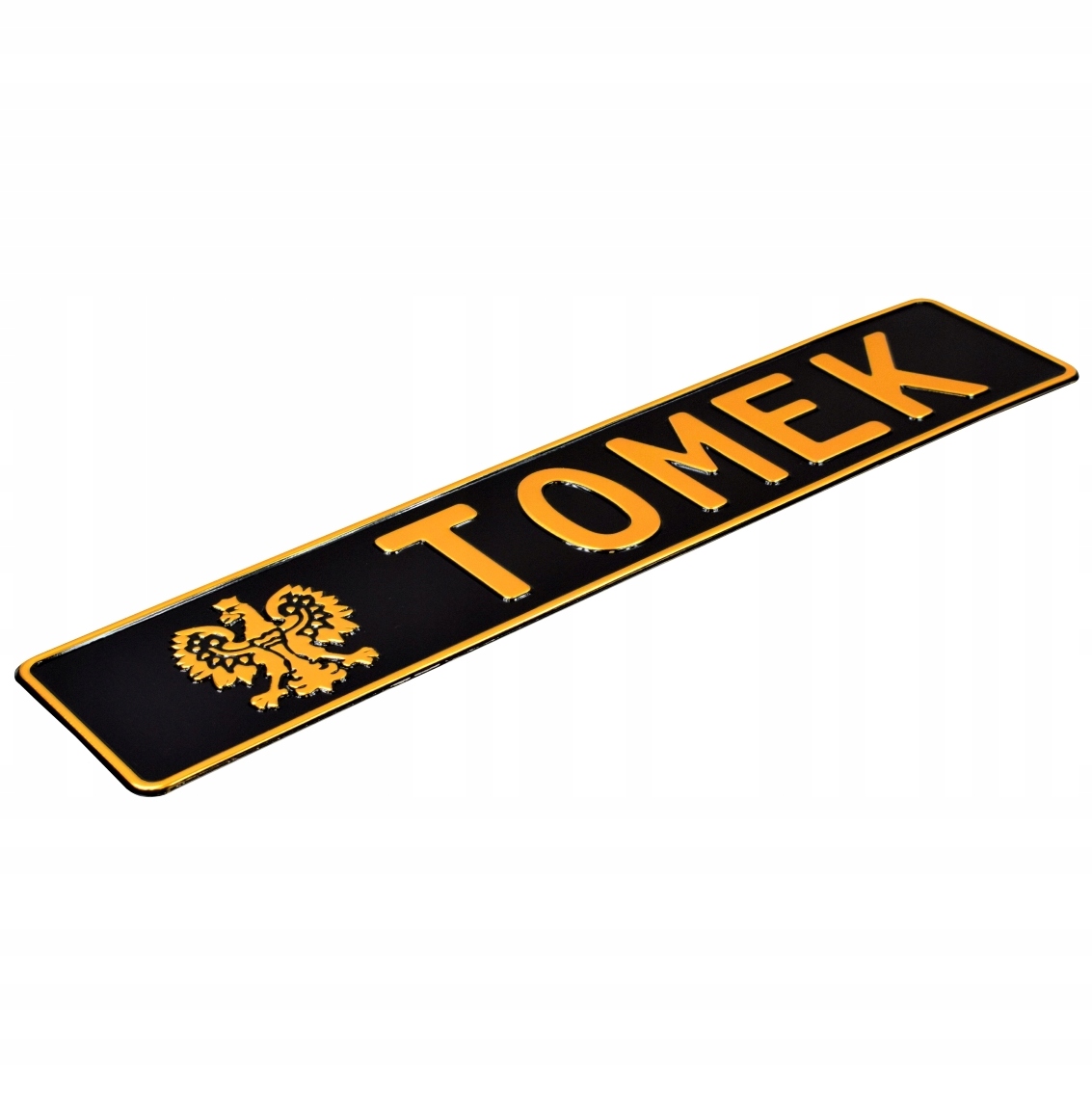 

Tablica aluminiowa z imieniem Tomek auto na szybę