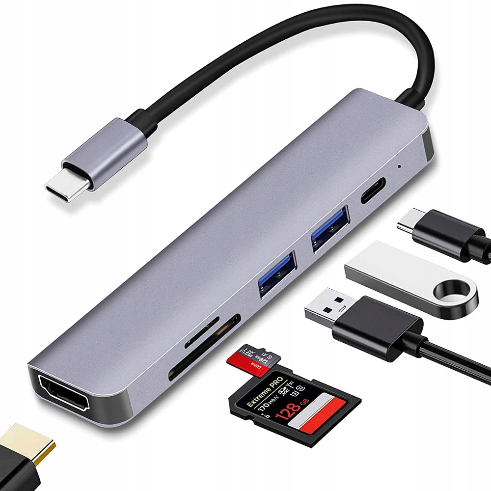 Accessoires informatiques: Hub USB pour ordinateur portable avec connecteur  USB type C - Astronomie Pierro-Astro