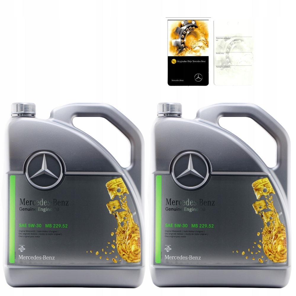 Olej 5W30 10L Mercedes Mb 229.52 5W-30 Mercedes Oe