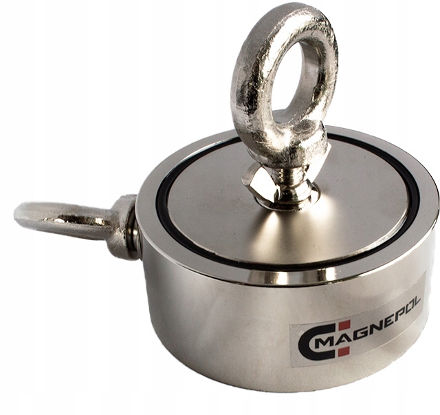 Magnet 2 x 350 kg pro hledání s bočním a centrálním uchem