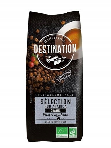 Káva Zrnková Arabica 100 % Selection Bio 1 kg Destination
